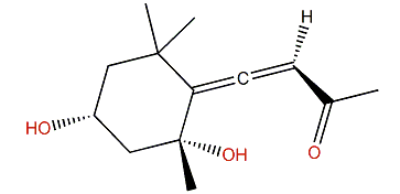 (3S,5R,7R)-4-(2,4-Dihydroxy-2,6,6-trimethylcyclohexylidene)-3-buten-2-one